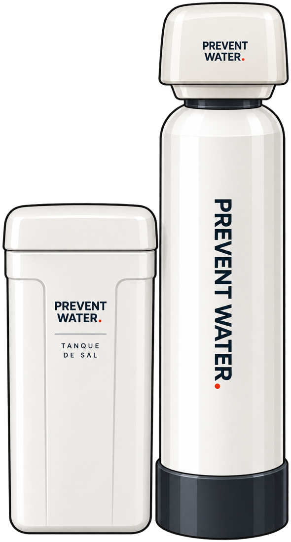 Prevent Water Whole House system with treatment tank and salt tank